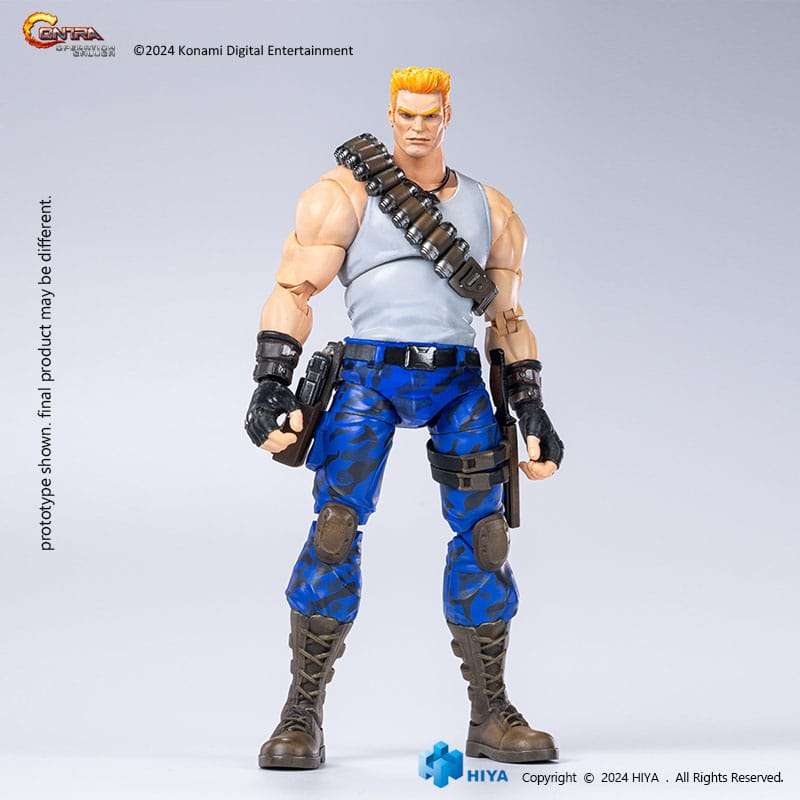 SPOTT-GR Contra: Operation Galuga Exquisite Basic - Φιγούρα Δράσης Bill Rizer με Ύψος 16cm
