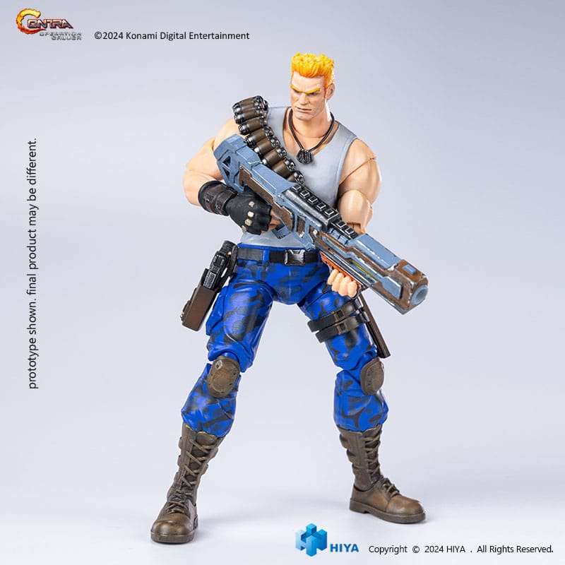 SPOTT-GR Contra: Operation Galuga Exquisite Basic - Φιγούρα Δράσης Bill Rizer με Ύψος 16cm