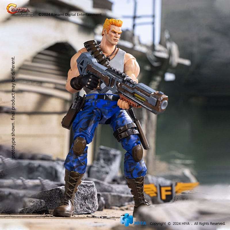 SPOTT-GR Contra: Operation Galuga Exquisite Basic - Φιγούρα Δράσης Bill Rizer με Ύψος 16cm