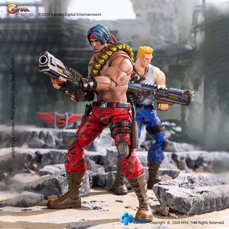 SPOTT-GR Contra: Operation Galuga Exquisite Basic - Φιγούρα Δράσης Bill Rizer με Ύψος 16cm
