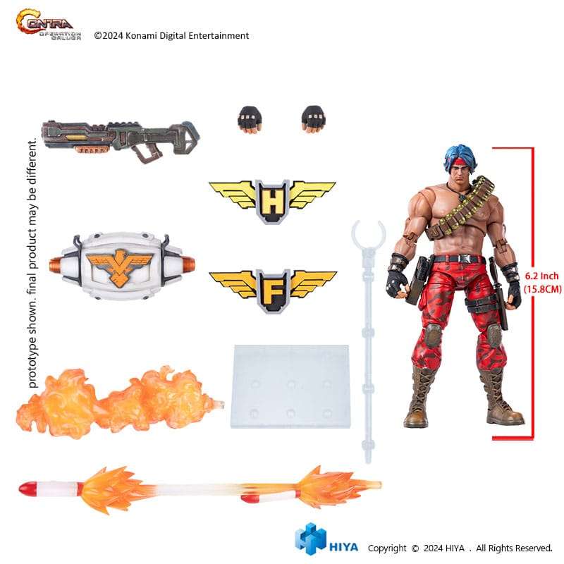 SPOTT-GR Contra: Operation Galuga Exquisite Basic - Φιγούρα Δράσης Lance Bean με Ύψος 16cm
