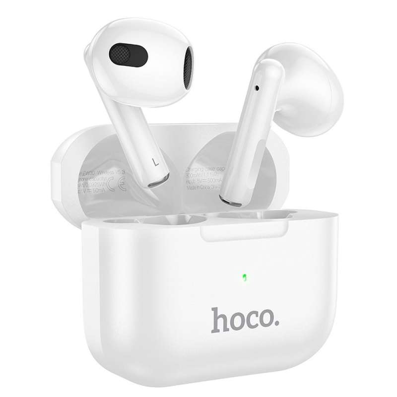 SPOTT-GR Hoco EW30 Intelligent - Ασύρματα In-Ear Ακουστικά σε Άσπρο Χρώμα
