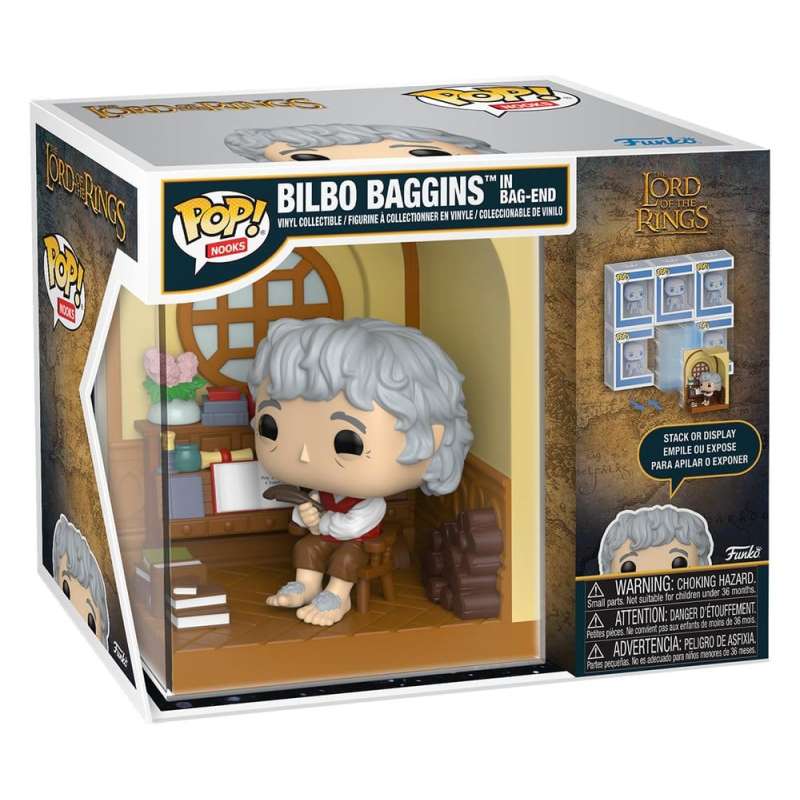SPOTT-GR Lord of the Rings POP! Nooks Vinyl Diorama Bilbo Baggins
