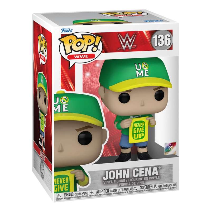 SPOTT-GR WWE POP! - Φιγούρα Βινυλίου John Cena (Never Give Up) με Ύψος 9cm