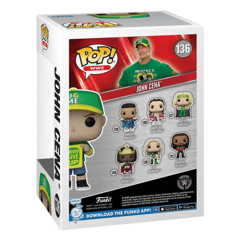 SPOTT-GR WWE POP! - Φιγούρα Βινυλίου John Cena (Never Give Up) με Ύψος 9cm