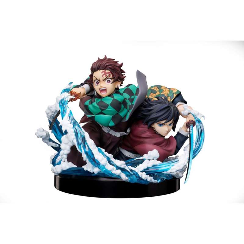 SPOTT-GR Demon Slayer: Kimetsu no Yaiba - Φιγούρα PVC Tanjiro & Giyuu Μεγέθους 13cm