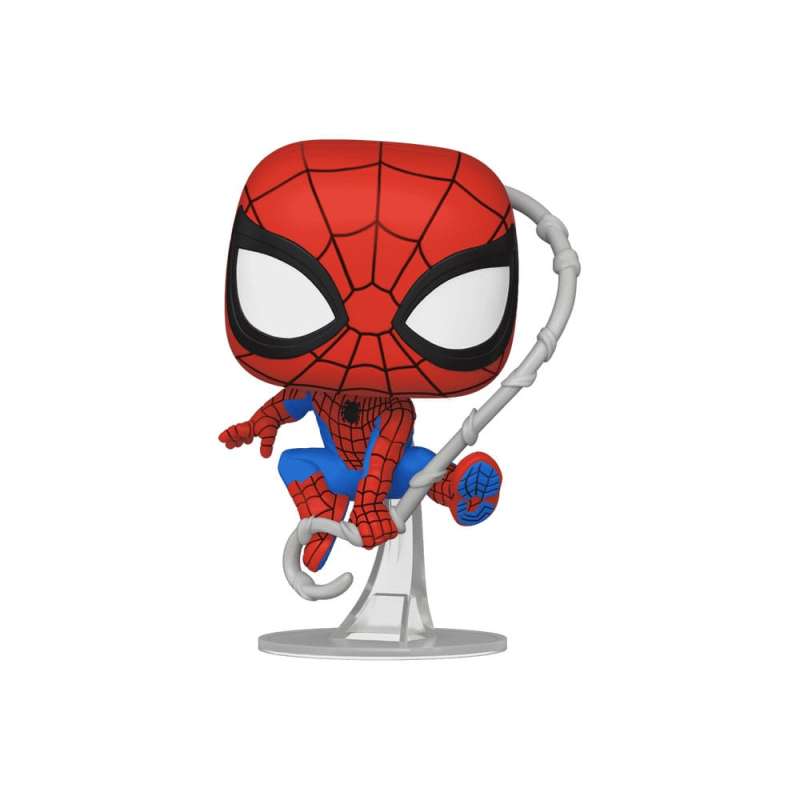 SPOTT-GR Friendly Neighborhood Spider-Man POP! - Φιγούρα Βινυλίου Spider-Man (Final Suit) Μεγέθους 9cm