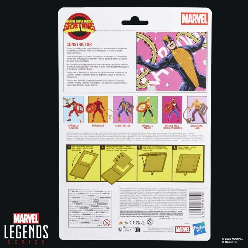 SPOTT-GR Secret Wars Marvel Legends - Φιγούρα Δράσης Constrictor Μεγέθους 15cm