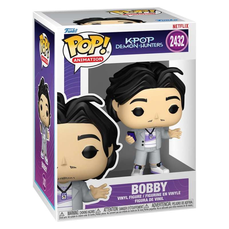 SPOTT-GR KPop Demon Hunters POP! Animation - Φιγούρα Βινυλίου Bobby Μεγέθους 9cm