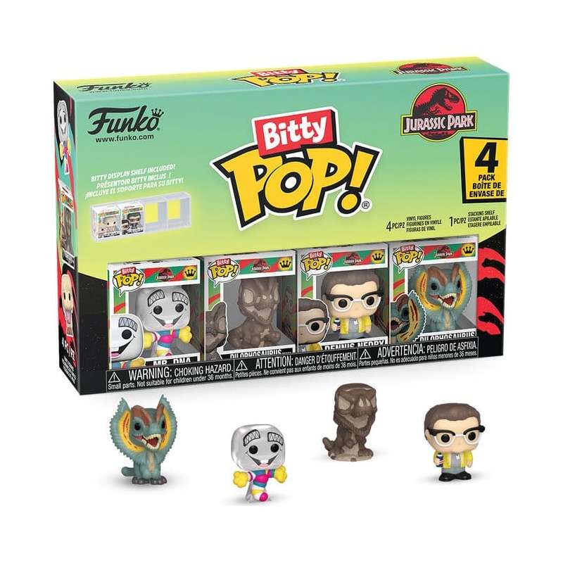 SPOTT-GR Jurassic Park Bitty POP! - Φιγούρες Βινυλίου 4-Pack Mr. DNA Μεγέθους 2.5cm