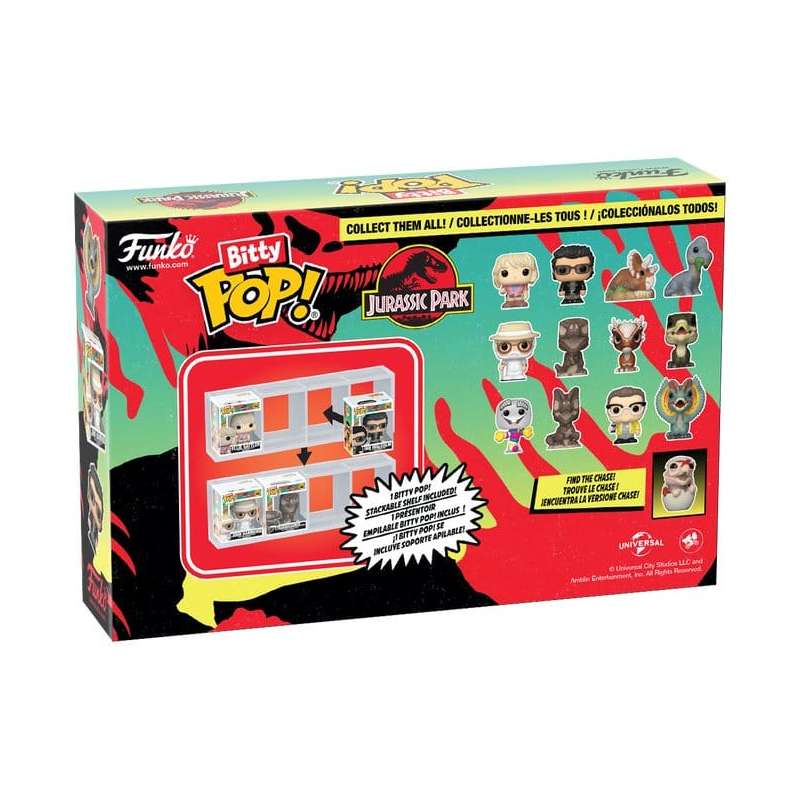 SPOTT-GR Jurassic Park Bitty POP! - Φιγούρες Βινυλίου 4-Pack Mr. DNA Μεγέθους 2.5cm