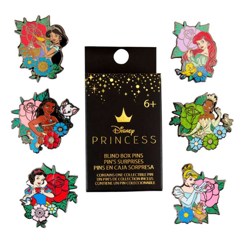 SPOTT-GR Disney Loungefly POP! - Καρφίτσες Princess Tattoo Μεγέθους 3cm (Σετ 12 Τεμάχια)
