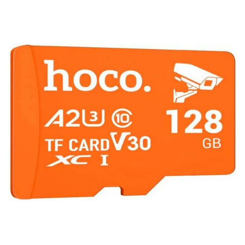 SPOTT-GR Hoco Orange 128GB - Κάρτα Μνήμης microSD 128GB Class 10 UH-1 U3 V30 A2