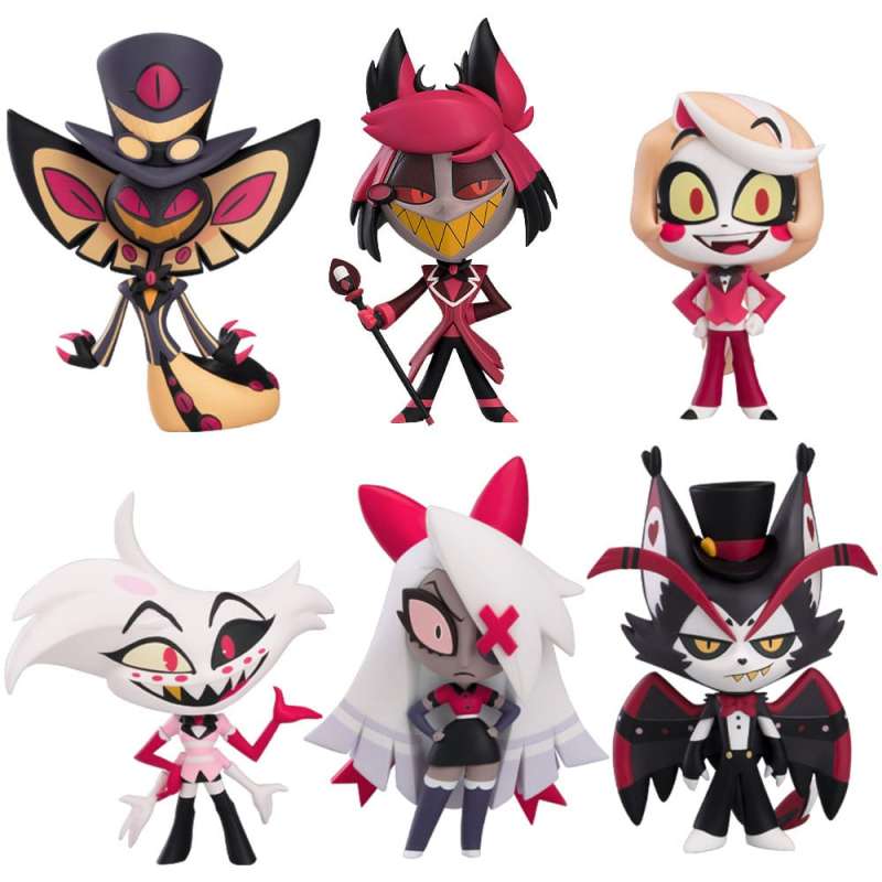 SPOTT-GR Hazbin Hotel - Φιγούρες PVC Μεγέθους 8cm σε Blind Box (Σετ 6 Τεμάχια)