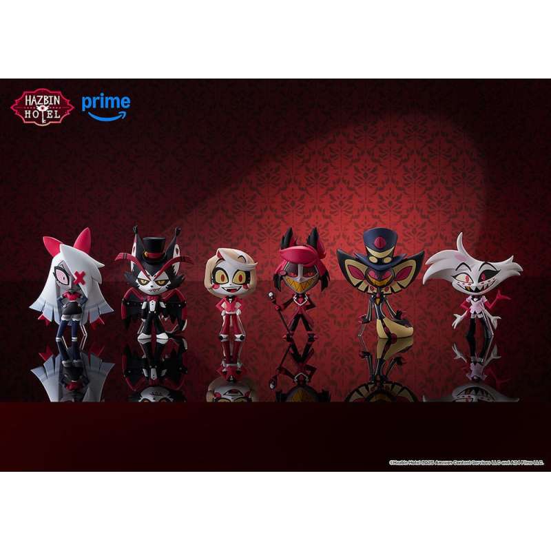 SPOTT-GR Hazbin Hotel - Φιγούρες PVC Μεγέθους 8cm σε Blind Box (Σετ 6 Τεμάχια)