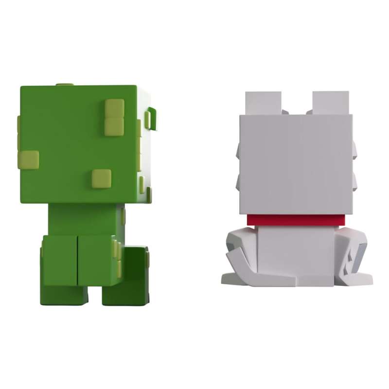 SPOTT-GR Minecraft - Φιγούρες Βινυλίου Wolf and Creeper Monitor Buddiez