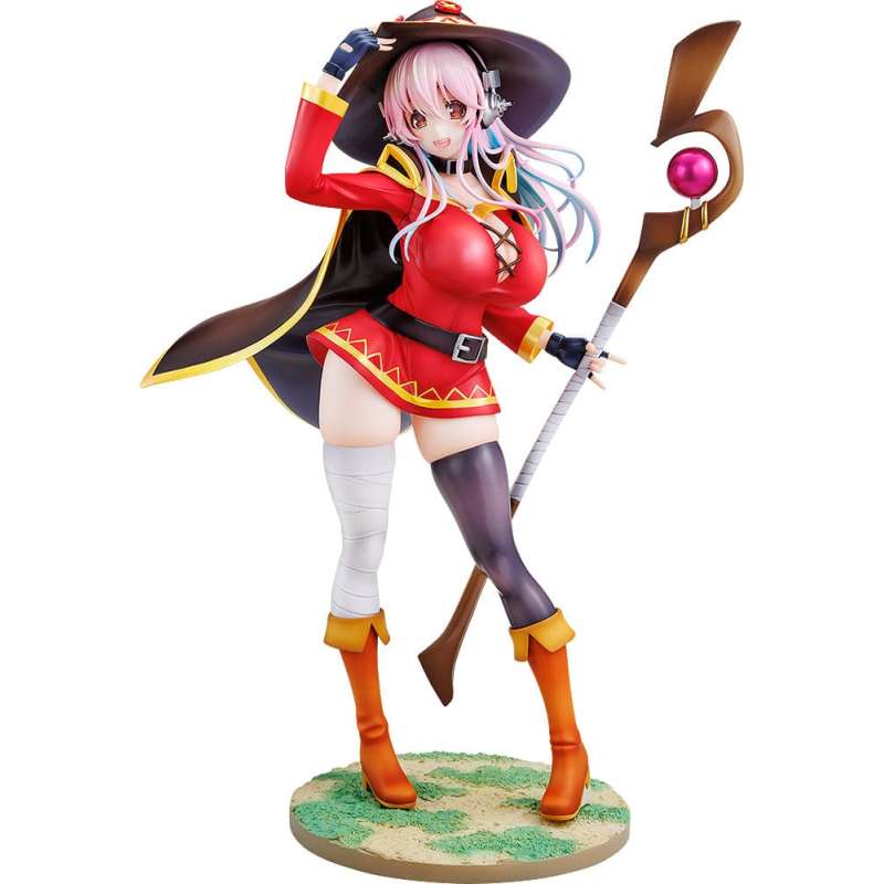 SPOTT-GR Super Sonico x Konosuba - Φιγούρα PVC (Αναλογία 1/7) Super Sonico Megumin Collaboration Ver. Μεγέθους 25cm
