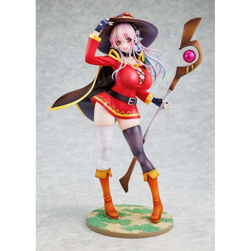 SPOTT-GR Super Sonico x Konosuba - Φιγούρα PVC (Αναλογία 1/7) Super Sonico Megumin Collaboration Ver. Μεγέθους 25cm