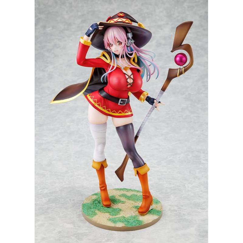 SPOTT-GR Super Sonico x Konosuba - Φιγούρα PVC (Αναλογία 1/7) Super Sonico Megumin Collaboration Ver. Μεγέθους 25cm
