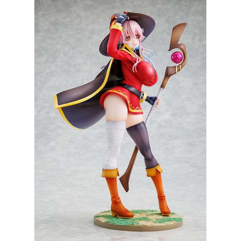 SPOTT-GR Super Sonico x Konosuba - Φιγούρα PVC (Αναλογία 1/7) Super Sonico Megumin Collaboration Ver. Μεγέθους 25cm
