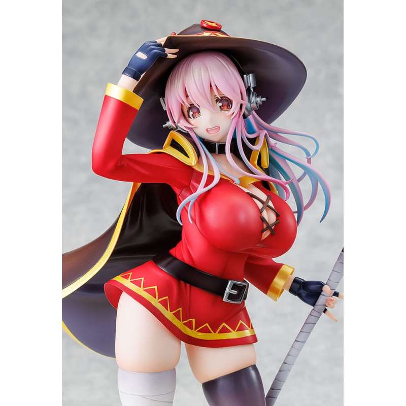 SPOTT-GR Super Sonico x Konosuba - Φιγούρα PVC (Αναλογία 1/7) Super Sonico Megumin Collaboration Ver. Μεγέθους 25cm