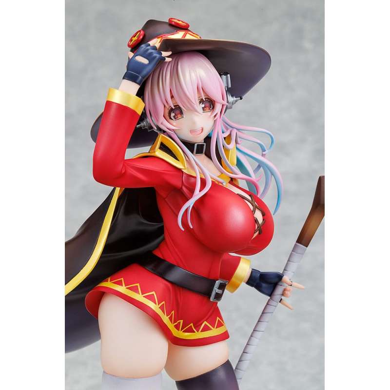 SPOTT-GR Super Sonico x Konosuba - Φιγούρα PVC (Αναλογία 1/7) Super Sonico Megumin Collaboration Ver. Μεγέθους 25cm