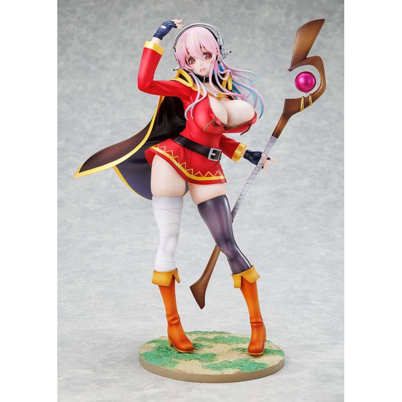 SPOTT-GR Super Sonico x Konosuba - Φιγούρα PVC (Αναλογία 1/7) Super Sonico Megumin Collaboration Ver. Μεγέθους 25cm