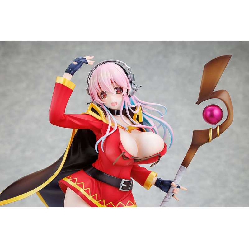 SPOTT-GR Super Sonico x Konosuba - Φιγούρα PVC (Αναλογία 1/7) Super Sonico Megumin Collaboration Ver. Μεγέθους 25cm