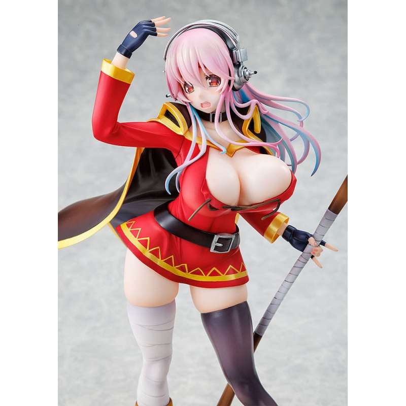 SPOTT-GR Super Sonico x Konosuba - Φιγούρα PVC (Αναλογία 1/7) Super Sonico Megumin Collaboration Ver. Μεγέθους 25cm