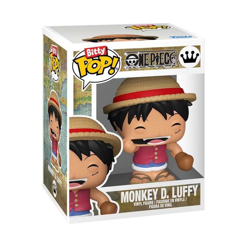 SPOTT-GR One Piece Bitty POP! - Φιγούρες Βινυλίου 2-Pack Monkey D. Luffy & Nami Μεγέθους 2cm