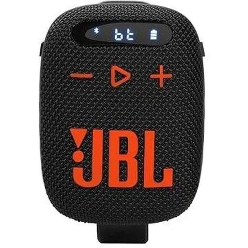 SPOTT-GR JBL Wind 3 - Ασύρματο Ηχείο Bluetooth με Βάση Τιμονιού Ποδηλάτου σε Μαύρο / Πορτοκαλί Χρώμα