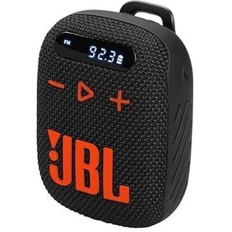 SPOTT-GR JBL Wind 3 - Ασύρματο Ηχείο Bluetooth με Βάση Τιμονιού Ποδηλάτου σε Μαύρο / Πορτοκαλί Χρώμα