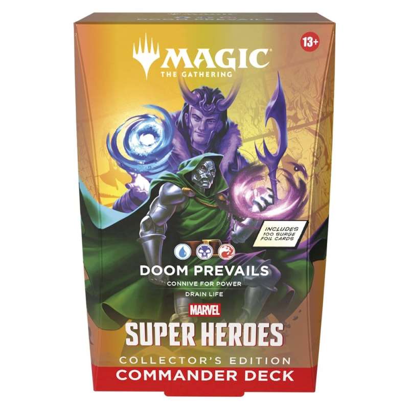 SPOTT-GR Magic the Gathering - Marvel Super Heroes Collector's Edition Commander Decks Case (Σετ 4 Τεμάχια) (Αγγλική Έκδοση)