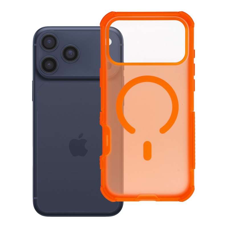 SPOTT-GR Forcell F-Protect BumperX Premium - Θήκη για Apple iPhone 17 Pro Max με Υποστήριξη MagSafe σε Πορτοκαλί Χρώμα