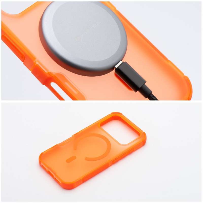 SPOTT-GR Forcell F-Protect BumperX Premium - Θήκη για Apple iPhone 17 Pro Max με Υποστήριξη MagSafe σε Πορτοκαλί Χρώμα