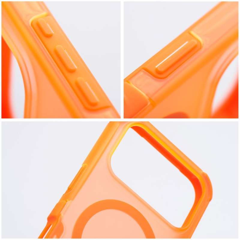 SPOTT-GR Forcell F-Protect BumperX Premium - Θήκη για Apple iPhone 17 Pro Max με Υποστήριξη MagSafe σε Πορτοκαλί Χρώμα
