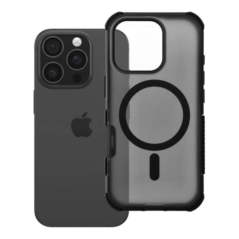SPOTT-GR Forcell F-Protect BumperX Premium - Θήκη για Apple iPhone 16 Pro με Υποστήριξη MagSafe σε Μαύρο Χρώμα