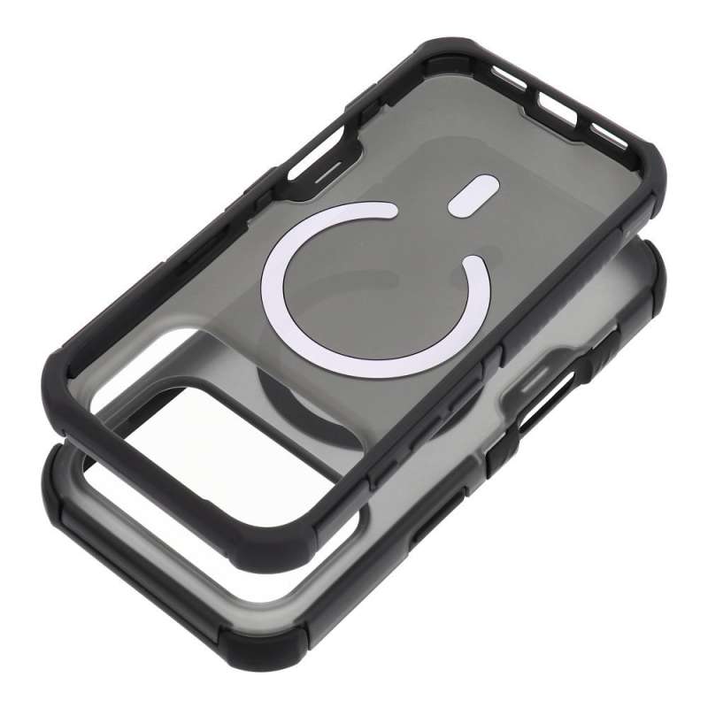 SPOTT-GR Forcell F-Protect BumperX Premium - Θήκη για Apple iPhone 16 Pro με Υποστήριξη MagSafe σε Μαύρο Χρώμα