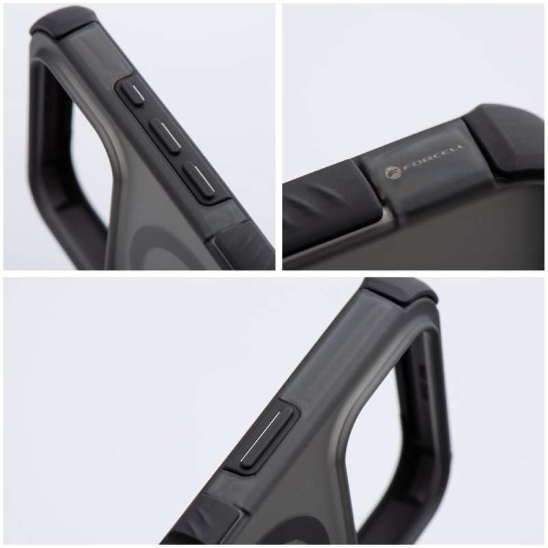 SPOTT-GR Forcell F-Protect BumperX Premium - Θήκη για Apple iPhone 16 Pro με Υποστήριξη MagSafe σε Μαύρο Χρώμα