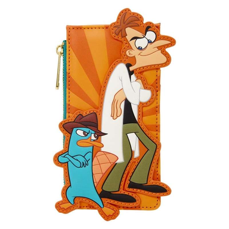 SPOTT-GR Dr. Doofenshmirtz & Perry the Platypus - Πορτοφολάκι σε Πορτοκαλί Χρώμα