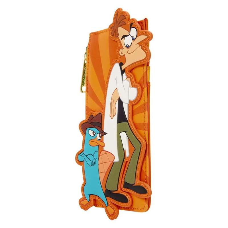 SPOTT-GR Dr. Doofenshmirtz & Perry the Platypus - Πορτοφολάκι σε Πορτοκαλί Χρώμα