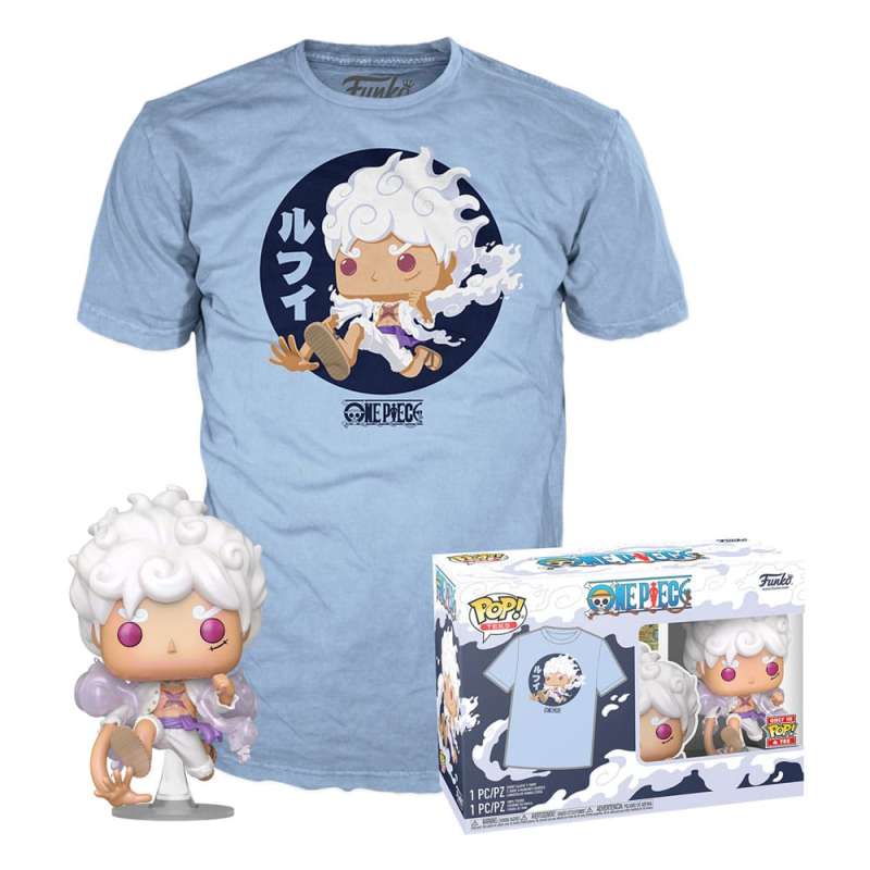 SPOTT-GR One Piece POP! & Tee Box Luffy Fifth Gear Σετ με Μπλούζα Medium