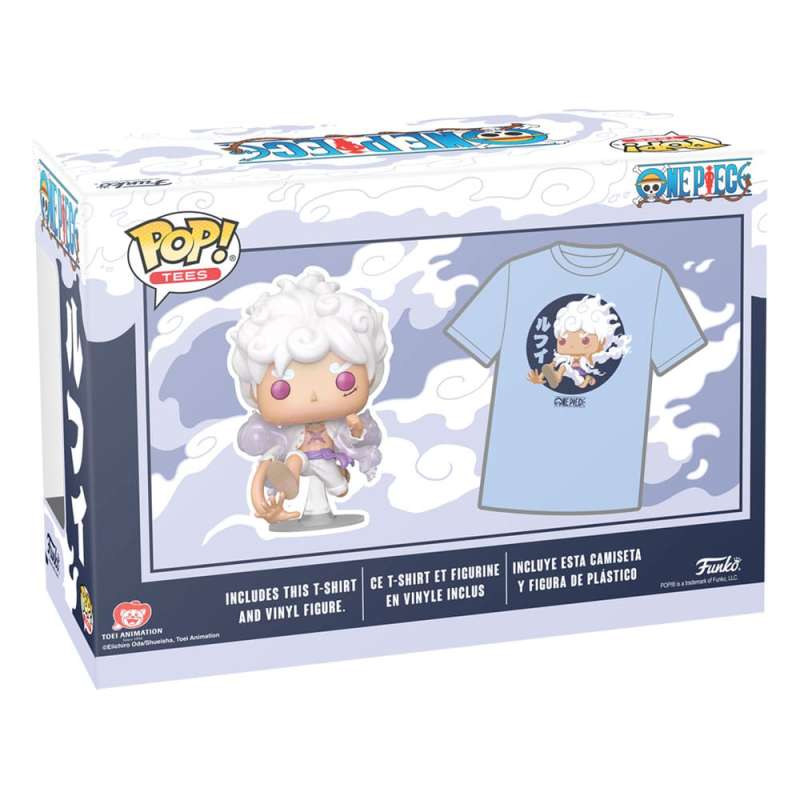 SPOTT-GR One Piece POP! & Tee Box Luffy Fifth Gear Σετ με Μπλούζα Medium