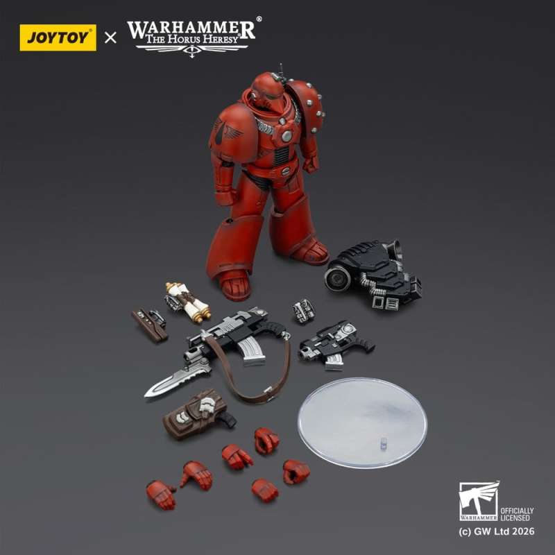 SPOTT-GR Warhammer The Horus Heresy - Φιγούρα Δράσης Blood Angels MKVI Tactical Legionary Μεγέθους 12cm