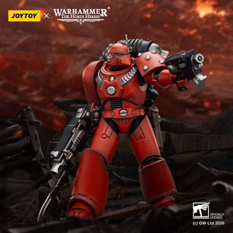 SPOTT-GR Warhammer The Horus Heresy - Φιγούρα Δράσης Blood Angels MKVI Tactical Legionary Μεγέθους 12cm
