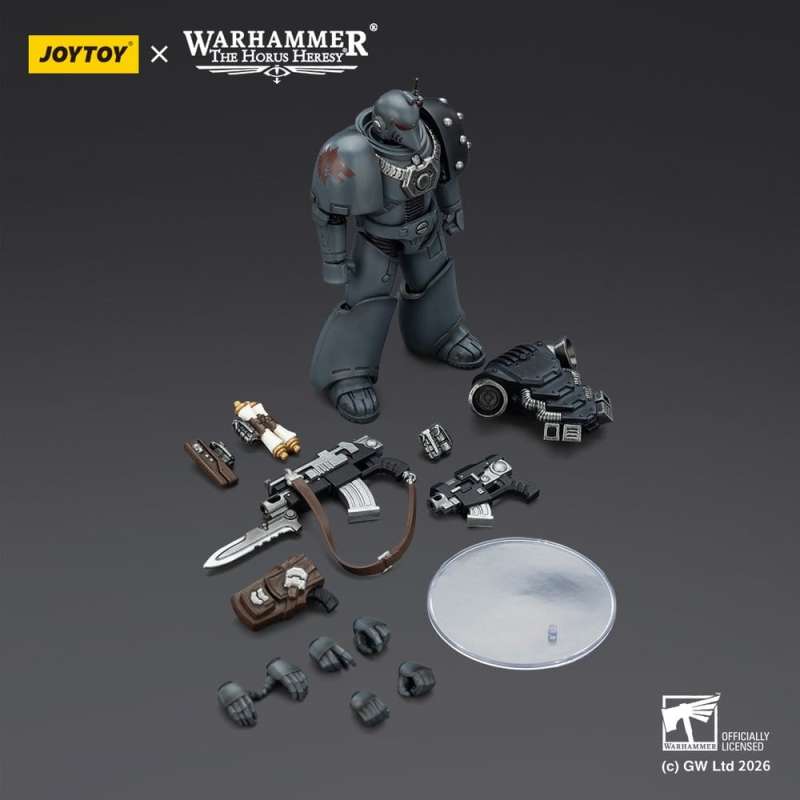 SPOTT-GR Warhammer The Horus Heresy - Φιγούρα Δράσης Space Wolves MKVI Tactical Legionary Μεγέθους 12cm