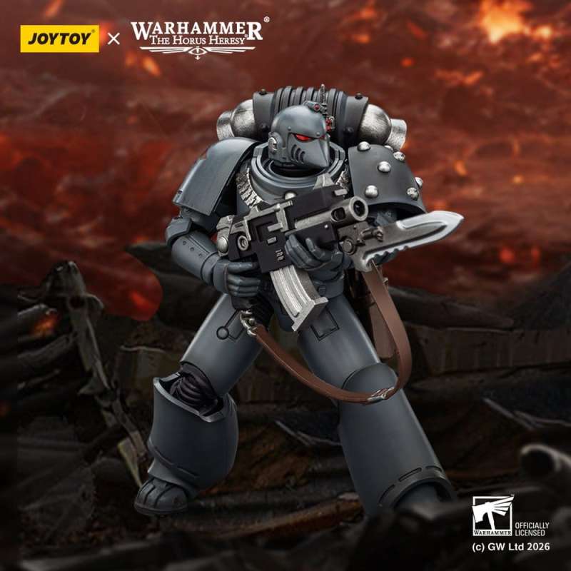 SPOTT-GR Warhammer The Horus Heresy - Φιγούρα Δράσης Space Wolves MKVI Tactical Legionary Μεγέθους 12cm