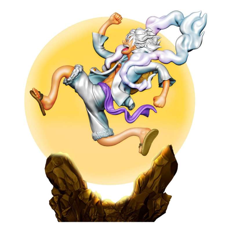 SPOTT-GR One Piece Petitrama PVC - Mini Φιγούρα Logbox Re Birth Gear Fifth Special Set Μεγέθους 9cm