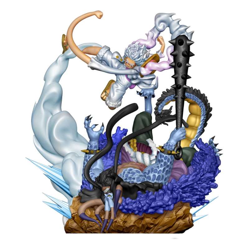 SPOTT-GR One Piece Petitrama PVC - Mini Φιγούρα Logbox Re Birth Gear Fifth Special Set Μεγέθους 9cm