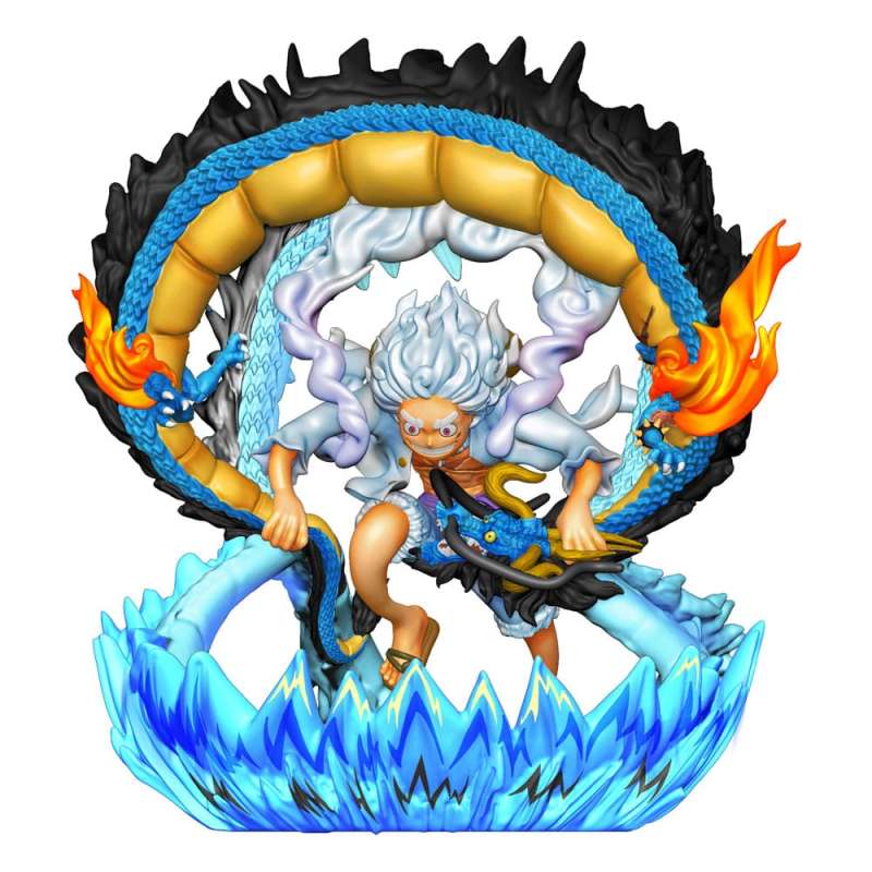 SPOTT-GR One Piece Petitrama PVC - Mini Φιγούρα Logbox Re Birth Gear Fifth Special Set Μεγέθους 9cm